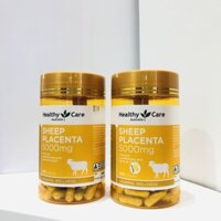 Nhau Cừu  Sheep Placenta 500mg Healthy Care  ( 100v) - Úc