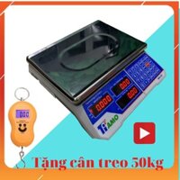 [Nhẩu Khẩu Ý] Cân Bán Hàng TIAMO-30kg Dùng Cân Siêu Thị Tính Tiền Cực Đơn Giản, Màn Hình LED Đỏ Dễ Đọc Cả Ở Ngoài Trời