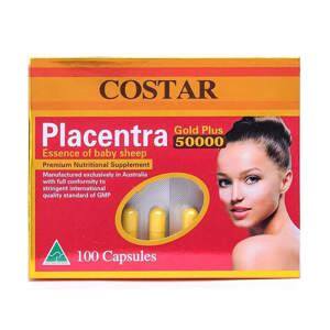 Nhau Thai Cừu Costar 50000mg (10 viên x 10 Vỉ)