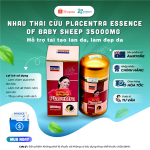 Viên uống nhau thai cừu trị nám, điều hòa nội tiết Costar Úc - 35000mg x 100 Viên