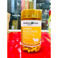 Nhau thai cừu Healthy Care Sheep Placenta 5000mg hộp 100 viên của Úc - Chống lão hóa, trắng da