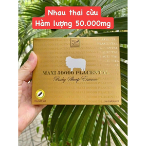 Viên uống nhau thai cừu Maxi Baby Sheep Essence (50000mg x 100 Viên)