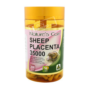 Nhau thai cừu Nature's Care Sheep Placenta 35000mg