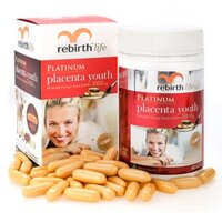 Nhau thai cừu Rebirth Platinum Placenta Youth 60 viên - Lanopearl 3000mg