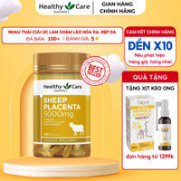 Nhau Thai Cừu Úc Healthy Care Sheep Placenta Giúp Làm Chậm Lão Hóa Da, Đẹp Da 100 viên
