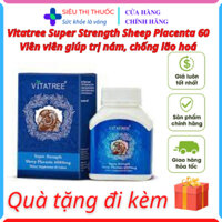 Nhau thai cừu Vitatree Super Strength Sheep Placenta 60000mg 60 viên giúp đẹp da, chống lão hoá