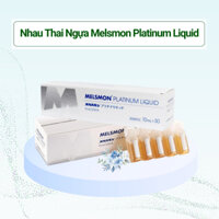 Nhau Thai Ngựa Melsmon Platinum Liquid Placenta Nhật Bản Hộp 30 Lọ - Nước Uống Nhau Thai Ngựa khoahocsuckhoe