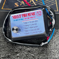 Nhạy còi 3 pro 8 bài, 12 bài - điện auto 12v, 24v còi điện, còi hơi, còi xe thông dụng - phụ tùng chính hãng