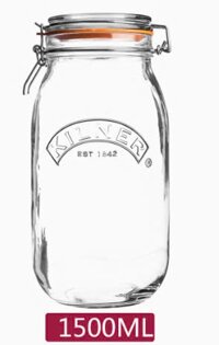 (NHC) Lọ thủy tinh có nắp Kilner Round Clip Top Jar 1.5L – lọ