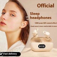 Nhẹ Không Cảm Ứng Mới Siêu Mỏng Ngủ Tai Nghe Bluetooth Không Dây Khử Tiếng Ồn Pin Mini Vô Hình