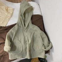 Nhẹ Phiên Bản Hàn Quốc Chống Nắng Phong Cách Mới Áo Khoác Có Mũ Trùm Đầu Cho Bé