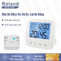 Nhiệt Ẩm Kế Điện Tử Đo Nhiệt Độ Và Độ Ẩm Phòng Ngủ Cho Bé, máy đo độ ẩm, nhiệt độ, xem ngày