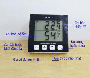 Nhiệt ẩm kế điện tử Nakata NHP 2099TH