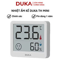 Nhiệt Ẩm Kế Duka TH Mini, Đồng Hồ Đo Cảm Biển Nhiệt Độ Và Độ Ẩm Trong Phòng, Trong Nhà