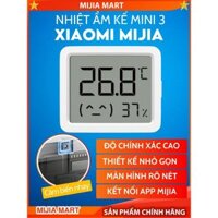 Nhiệt Ẩm Kế Thông Minh mini 3 Xiaomi Mijia Nhiệt Kế Phòng, theo dõi nhiệt độ độ ẩm chính xác