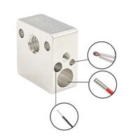 Nhiệt Độ Cao Ender3 Khối Sưởi Đồng Nguyên Chất CR10 Đầu In PT100 3D Máy In DIY Kit