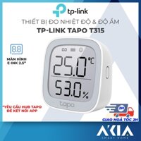 Nhiệt kế, ẩm kế TP-Link Tapo T315, màn hình E-ink 2.5" , yêu cầu hub Tapo để kết nối APP, chính hãng