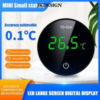 Nhiệt kế bể cá JKDESIGN, sạc Type-C -9.9to50°C Nhiệt kế bên ngoài kỹ thuật số LCD, bể cá Mini ABS