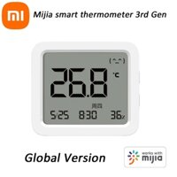 Nhiệt kế Bluetooth thông minh Xiaomi Mijia 3 lưới LCD Máy đo độ ẩm kỹ thuật số điện không dây Độ ẩm nhiệt độ Hoạt động với Mihome