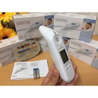Nhiệt kế điện tử 6 in 1 Sanitas SFT 79 - cực kì cần thiết cho mọi gia đình, đo tai - trán