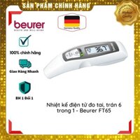 Nhiệt kế điện tử BEURER FT65 - Nhệt kế đo tai, trán 6 trong 1 , đo được ở tai, trán, cơ thể