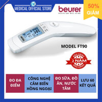 Nhiệt kế điện tử đo Tai, Trán Beurer  FT90 của Đức độ chính xác cao 1-5 giây, có chức năng cảnh báo Sốt