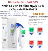 Nhiệt Kế Điện Tử Hồng Ngoại Nhiệt kế điện tử hồng ngoại đo tai và trán Medilife IT - 121. Nhiệt Kế Điện Tử Hồng Ngoại Cặp nhiệt độ cho trẻ sơ sinh máy đo nhiệt kế điện tử. BẢO Hành 12 tháng bởi SweetDream.