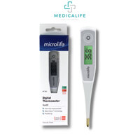 Nhiệt kế điện tử Microlife MT550 chống thấm nước KHÔNG thuỷ ngân, đo chính xác trong 10s