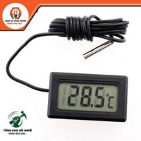 Nhiệt kế điện tử mini màn hình LCD chuyên dụng chất lượng cao 1M 2M 3M 5M - Dòng 2M đen