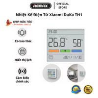 Nhiệt Kế Điện Tử Xiaomi DuKa TH1, Nhiệt Ẩm Kế Xiaomi Đo Nhiệt Độ Và Độ Ẩm hiển thị trạng thái, ngày giờ chính xác