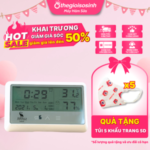 Nhiệt kế đo độ ẩm và nhiệt độ Moaz Bebe MB-027