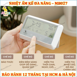 Nhiệt kế đo độ ẩm và nhiệt độ Moaz Bebe MB-027