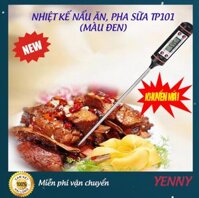 Nhiệt kế đo nhiệt độ bằng thép không gỉ  Mua Nhiệt kế nấu ăn pha sữa TP101 (màu đen) ở đâu Nhiệt kế nhà bếp chất lượng. Nhỏ gọn dễ sử dụng nhiệt độ hiển thị trên màn hình điện tử. Bảo hành uy tín.