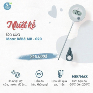 Nhiệt kế đo nước pha sữa Moaz Bébé MB-020