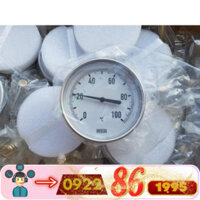 Nhiệt Kế Gốc Wika A46.10.100 100 độ c Hướng Trục Nhiệt Kế mới