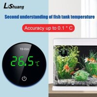 Nhiệt kế hồ cá LISHUANG, Nhiệt kế bên ngoài kỹ thuật số LCD Type-C ABS, -9.9to50°C Bể cáMáy đo nhiệt độ Bể cá