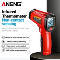 Nhiệt kế hồng ngoại ANENG TH202 Cảm biến không tiếp xúc -50 ~ 600°C Súng nhiệt độ Màn hình hiển thị có đèn nền LCD Máy đo nhiệt kế