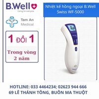 Nhiệt kế hồng ngoại B.Well Swiss WF-5000 CHÍNH HÃNG cho kết quả chính xác nhanh chóng