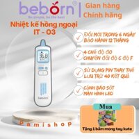 NHIỆT KẾ HỒNG NGOẠI ĐO TRÁN VÀ ĐO TAI – IT03