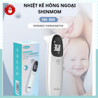 Nhiệt kế hồng ngoại Đo Trán, Nhiệt Độ Phòng, Đo sữa cho bé Shinmom - SM869 không tiếp xúc