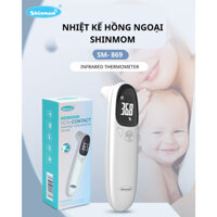 Nhiệt kế hồng ngoại Đo Trán, Nhiệt Độ Phòng, Đo sữa cho bé Shinmom - SM869 không tiếp xúc