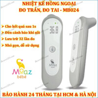 Nhiệt kế hồng ngoại đo trán, đo tai đa năng cao cấp Moaz Bébé MB-024 MB024/ Nhiệt kế đo nhiệt độ nước pha sữa sữa MB020