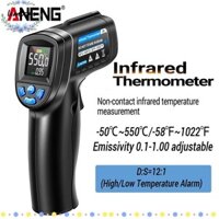 Nhiệt kế hồng ngoại LAMOO IR -50 ~ 550°C Máy đo nhiệt kế cầm tay Cảm biến Laser hồng ngoại