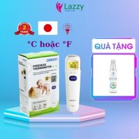 Nhiệt kế hồng ngoại máy đo thân nhiệt OMRON MC720 đo nhiệt độ không tiếp xúc, bảo hành 2 năm tặng kèm pin