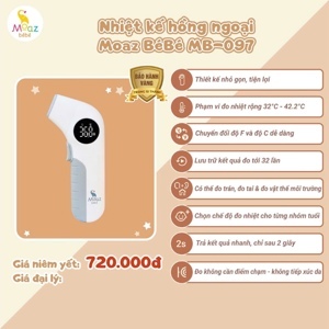 Nhiệt kế hồng ngoại Moazbebe MB024