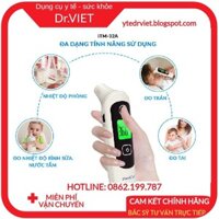 NHIỆT KẾ HỒNG TỬ NGOẠI CAO CẤP IMEDICARE ITM-32A-ĐO CHÍNH XÁC SAU 1 GIÂY, ĐA CHỨC NĂNG, LƯU ĐẾN 32 KẾT QUẢ ĐO- (1 CHIẾC)