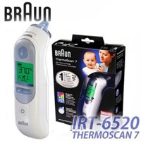 Nhiệt Kế Kỹ Thuật Số Braun IRT-6520 / ThermoScan 7 / Baby / Người Lớn Kèm 21 Bộ Lọc
