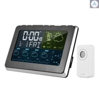 Nhiệt Kế Kỹ Thuật Số lcd Thông Minh wifi Điều Khiển Nhiệt Độ Trong Nhà Ngoài Trời Có Màn Hình Hiển Thị Nhiệt Độ Trong Nhà Và Ngoài Trời 5 Ngày Dự Báo Thời Tiết 3 Chuông cloc tolo-9.3