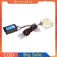 Nhiệt kế kỹ thuật số LED Đồng hồ đo lưu lượng 3 chiều cho hệ thống chất lỏng làm mát nước PC