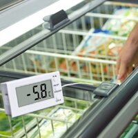 Nhiệt kế kỹ thuật số máy đo nhiệt độ PCF * °C °F Chuyển đổi -50 đến 100°C -50 Đến 300°C Nhiệt kế lò nướng màn hình LCD